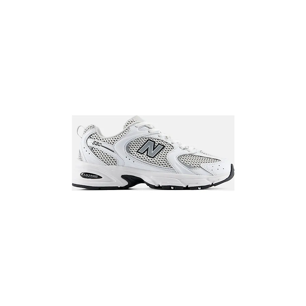 New Balance 530 “White Silver Metallic Black Sole” (U530KLB)