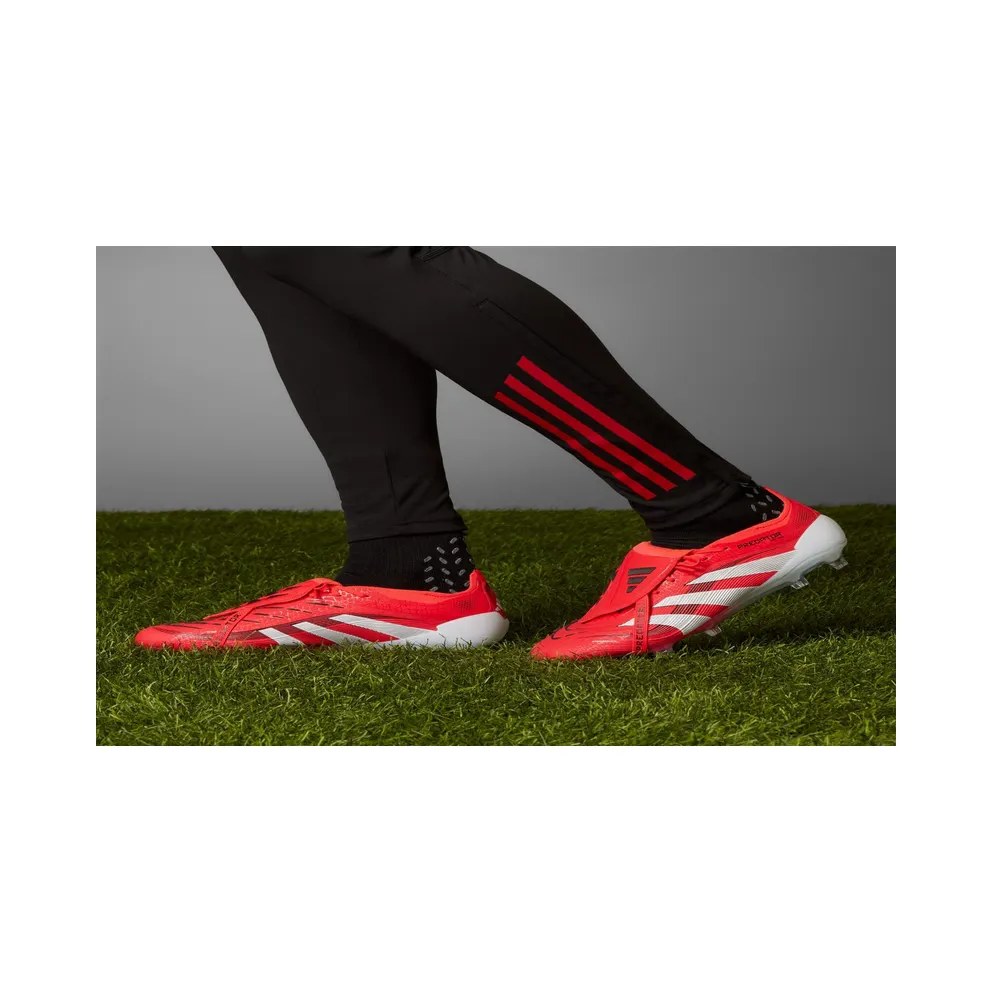 adidas Predator Elite Fold-over Tongue Firm Ground Boots “Lucid Red / Cloud White / Core Black” (ID8966)