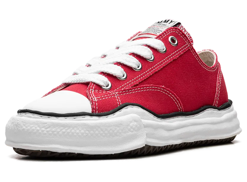 Maison Mihara Yasuhiro Peterson OG Sole Canvas Low “Red” (A01FW702-RED) (3)