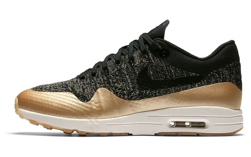 Nike Air Max 1 Ultra Flyknit Metallic Gold (W)