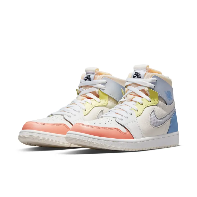 Jordan 1 High Zoom CMFT To My First Coach – “Sail / White-zitron / Summit White” (DJ6910-100)