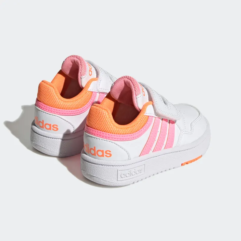 Adidas Hoops Cloud White / Beam Pink / Screaming Orange (H03859)