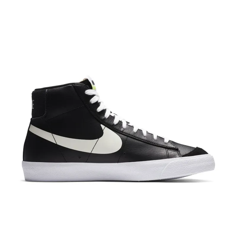 Nike Blazer Mid 77 Black Reverse Logo – “Black / Sail / White / Volt” (DA4651-001)