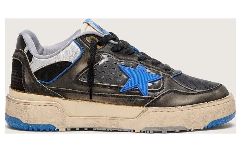 Golden Goose Forty2 In Black Foam Rubber And Leather With Tpu Star And Black Leather Heel Tab (GMF00630.F007959.90509)