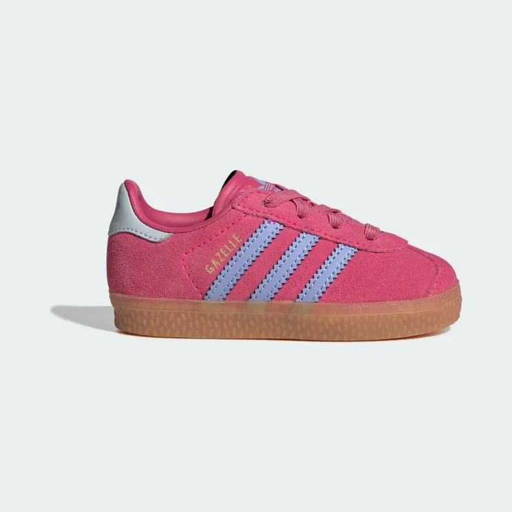 Adidas Gazelle Comfort Closure met Elastische Veters Kids Shock Pink / Blue Spark / Halo Blue (JR5938)