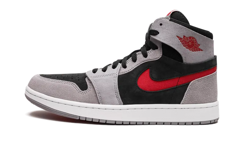 Jordan 1 High Zoom Air CMFT 2 “Black Fire Red Cement” (DV1307-060)