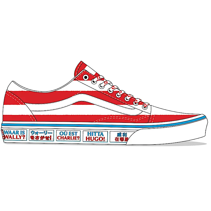 Vans Old Skool Wheres Waldo International Stripes International Stripes (VN0A3WKT3UV)
