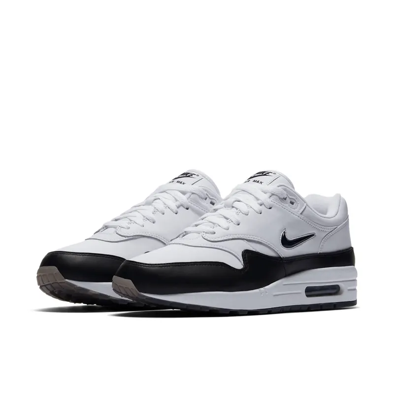 Nike Air Max 1 Jewel White Black (2017) (918354-100)