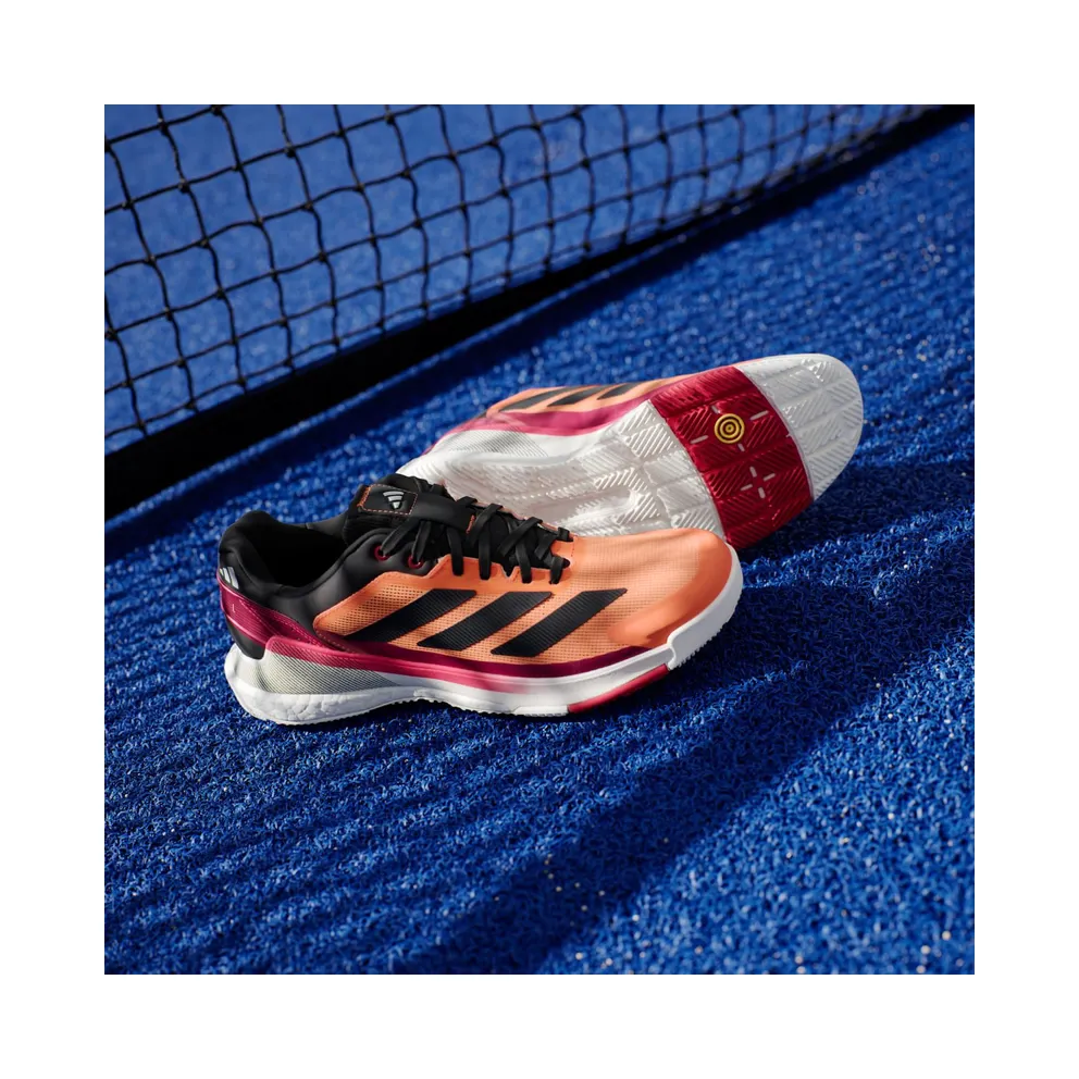 Adidas Crazyquick BOOST Padel Lucid Orange / Core Black / Lucid Red (JR1819)
