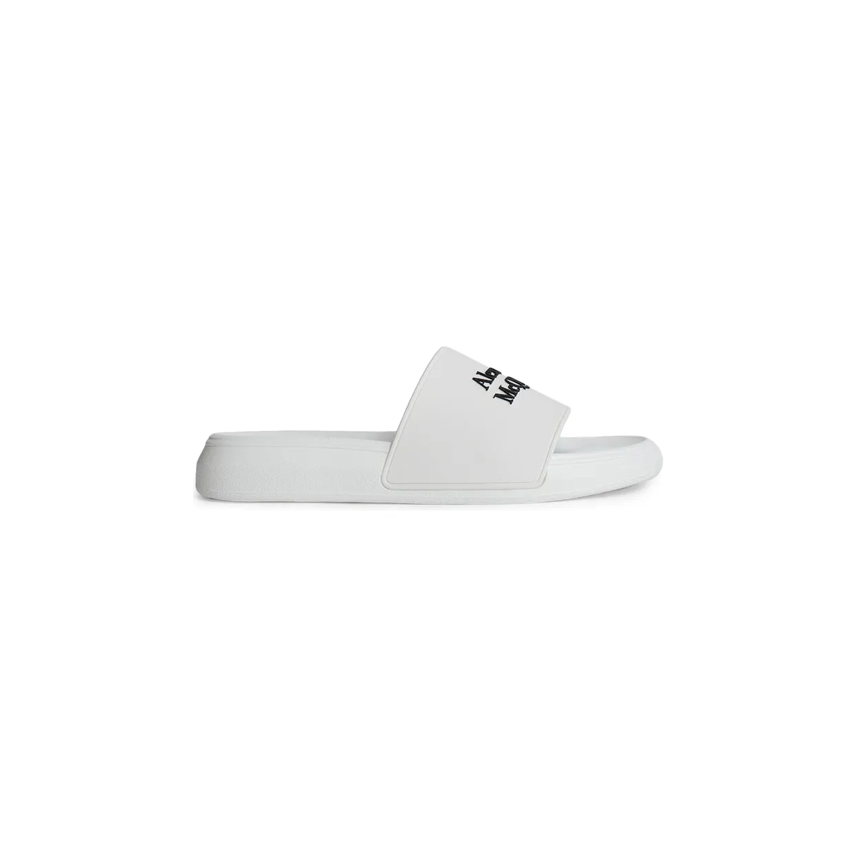 Alexander McQueen Pool Slide White Black (663564W4RF09061)
