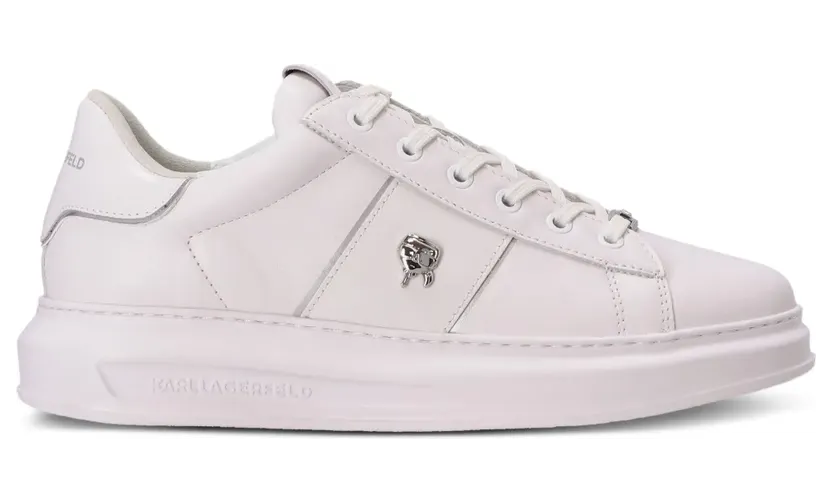 Karl Lagerfeld Sneakers met logoplakkaat – Wit (KL52534A01W)
