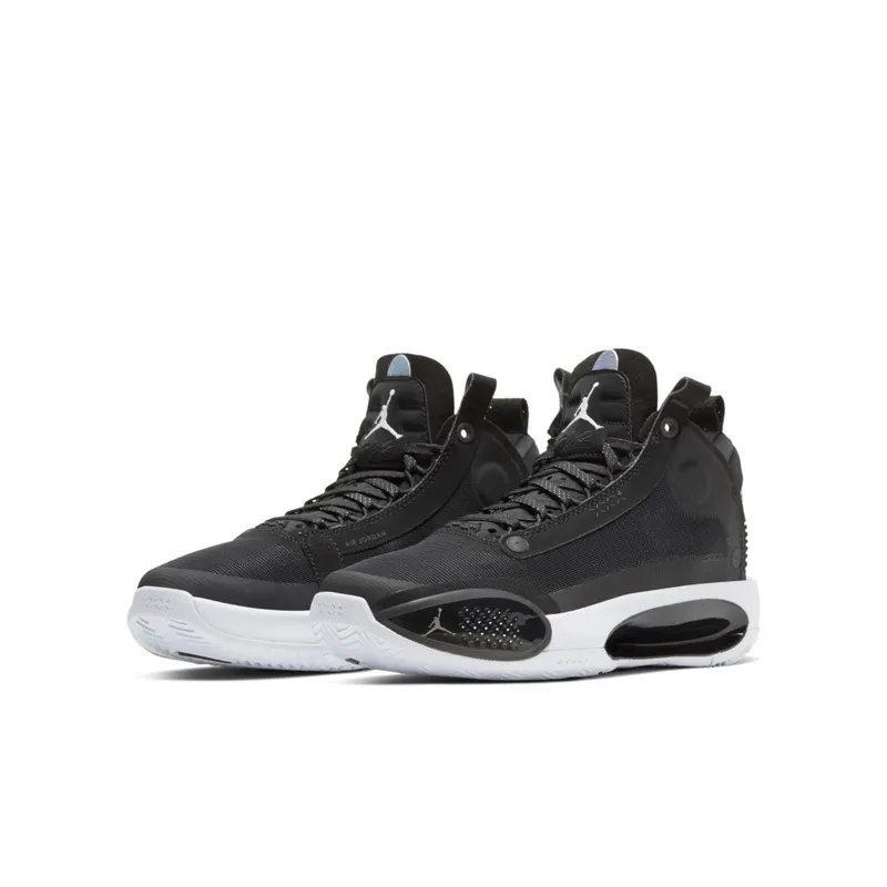 Jordan XXXIV Eclipse (GS) Black/Black-Metallic Silver (BQ3384-001)