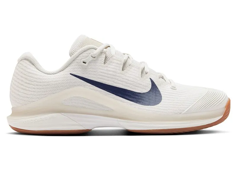 Nike Court Air Zoom Vapor 12 HC Summit White Phantom Gum Medium Brown Binary Blue (FV5552-100)