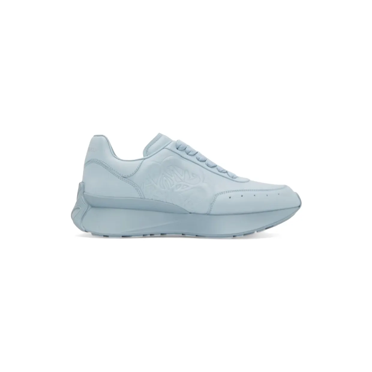 Alexander McQueen Sprint Runner Blue Silver (705076 WIC96 4559)
