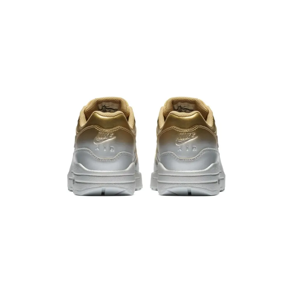 Nike Air Max 1 LX Metallic Gold Metallic Platinum (W) Metallic Gold/Metallic Platinum-Flat Gold (917691-700)