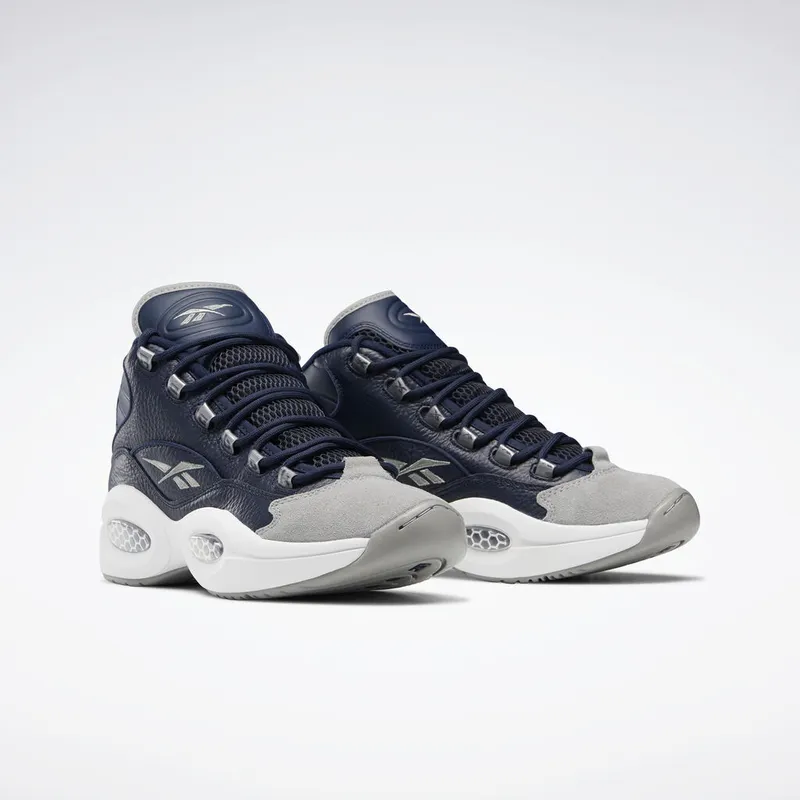 Reebok Question Mid Georgetown (2020) Carbon/Faux Indigo-White (Other Brands Other)