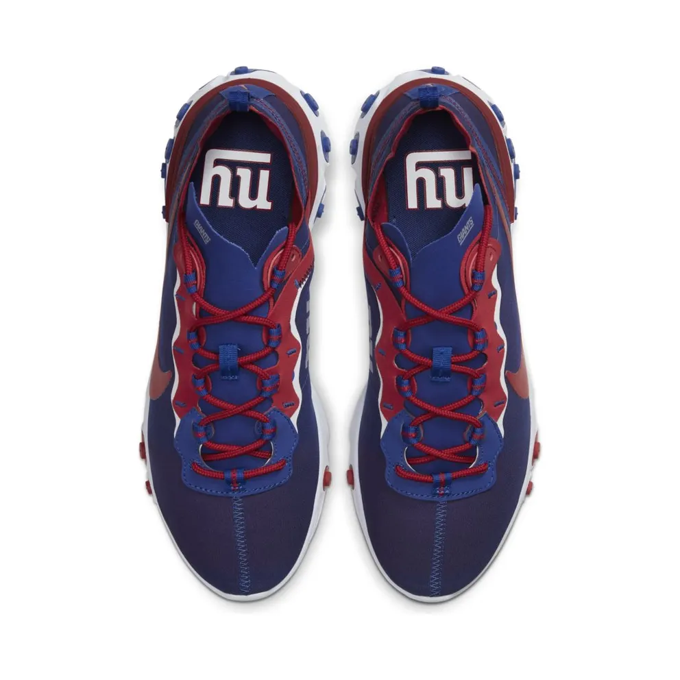 Nike React Element 55 New York Giants Rush Blue/White-Gym Red (CK4876-400)