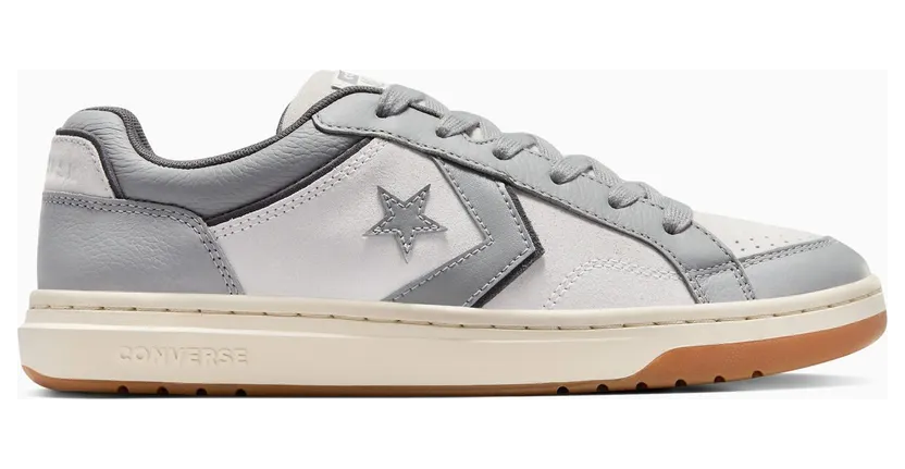 Converse Pro Blaze Classic Leather & Suede Barely Grey/Natural Ivory (A14246C)