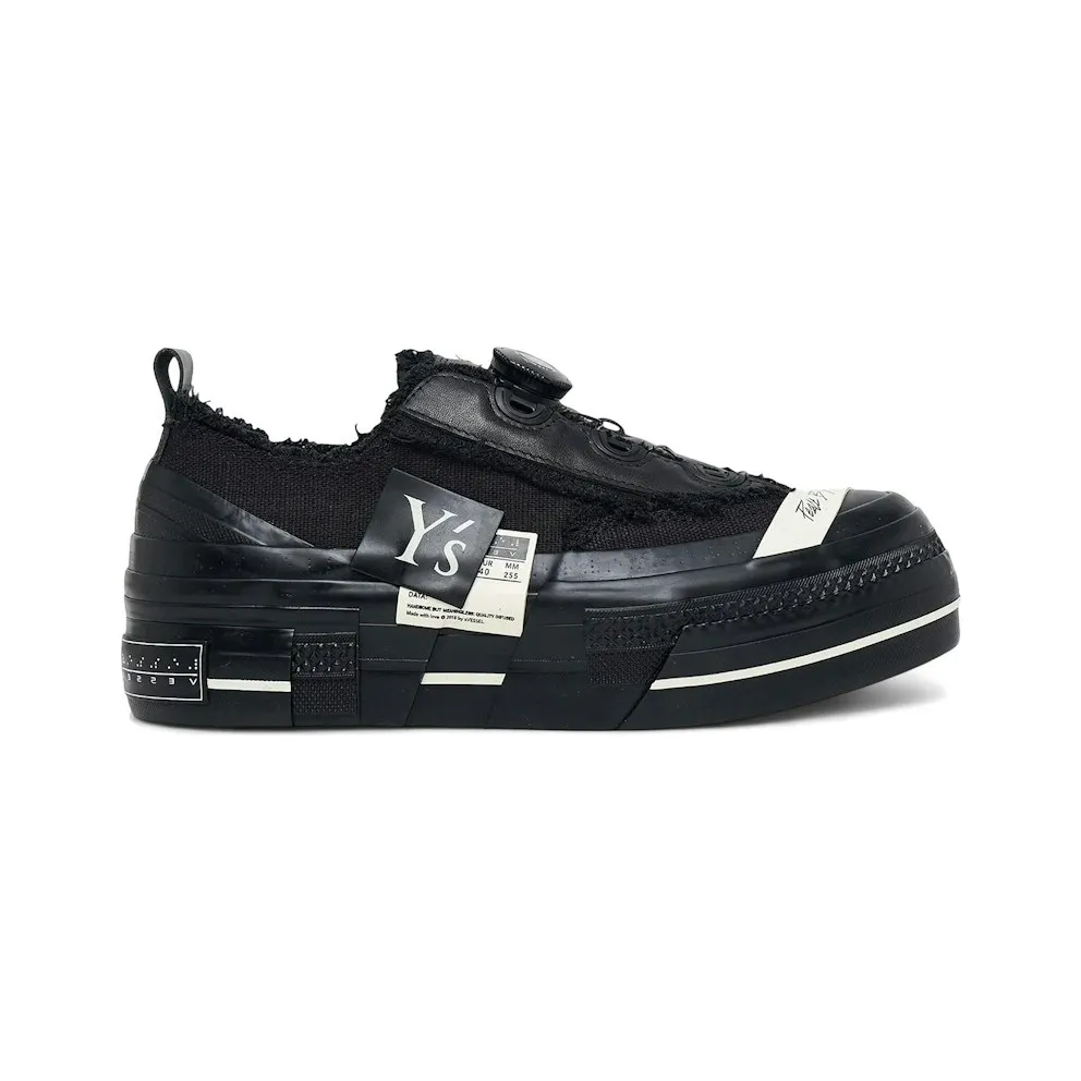 Y’s Platformm Sneaker xVESSEL Black (YK-E07-885)
