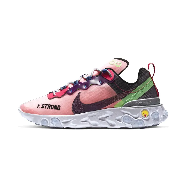 Nike React Element 55 ‘Doernbecher’ 2019 Sunblush/Wolf Grey/University Red/Bright Grape (CV2592-600)