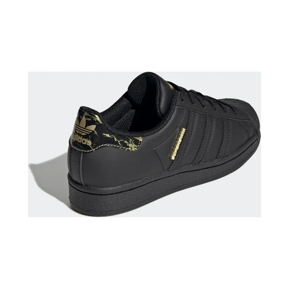 adidas Superstar Core Black / Core Black / Gold Metallic (H03992)