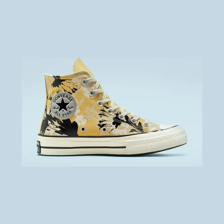 Converse Hybrid Floral Chuck 70 Saturn Gold/zwart/egret (571581C)