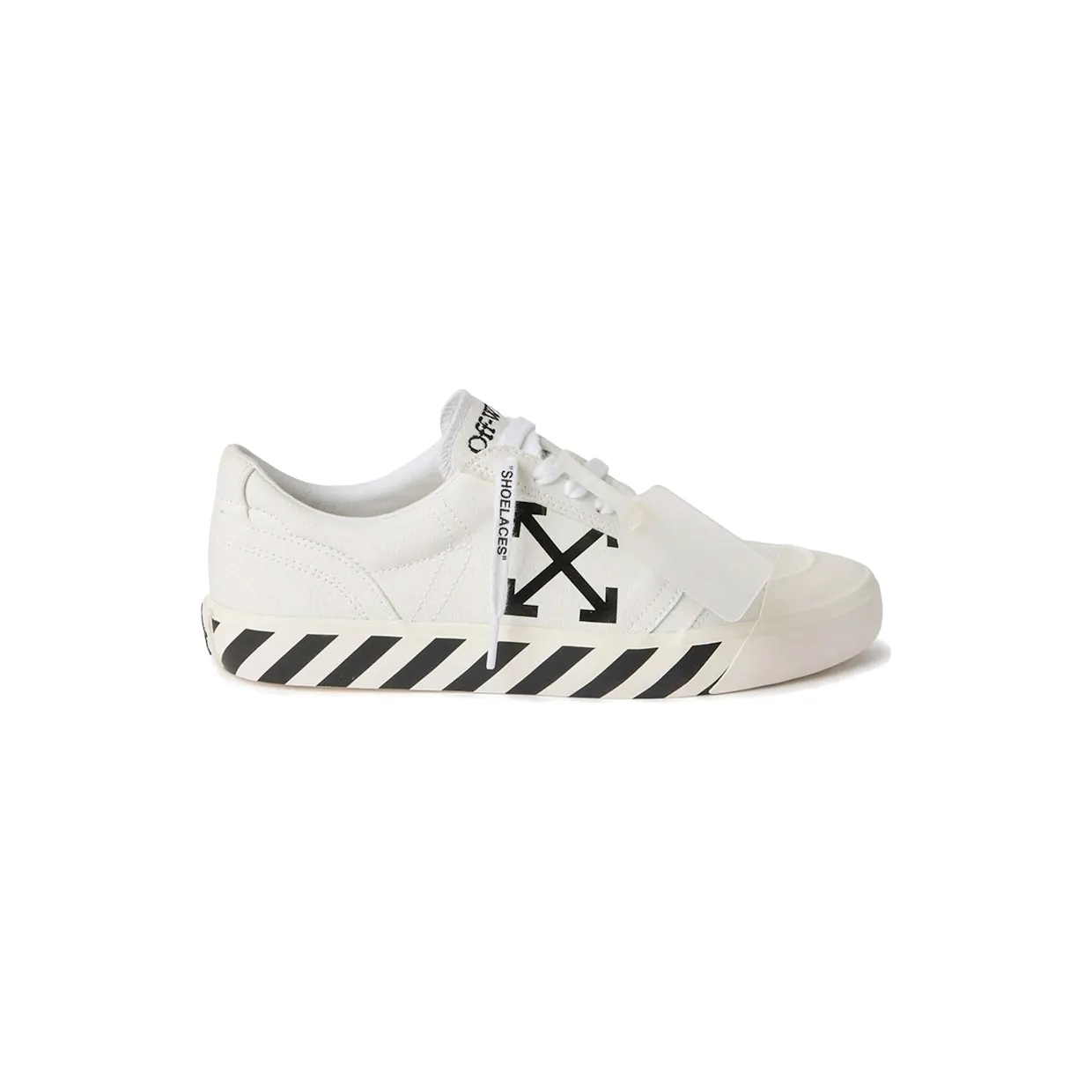 OFF-WHITE Vulcanized Undercut White Black (OMIA2APC99FAB0010110)