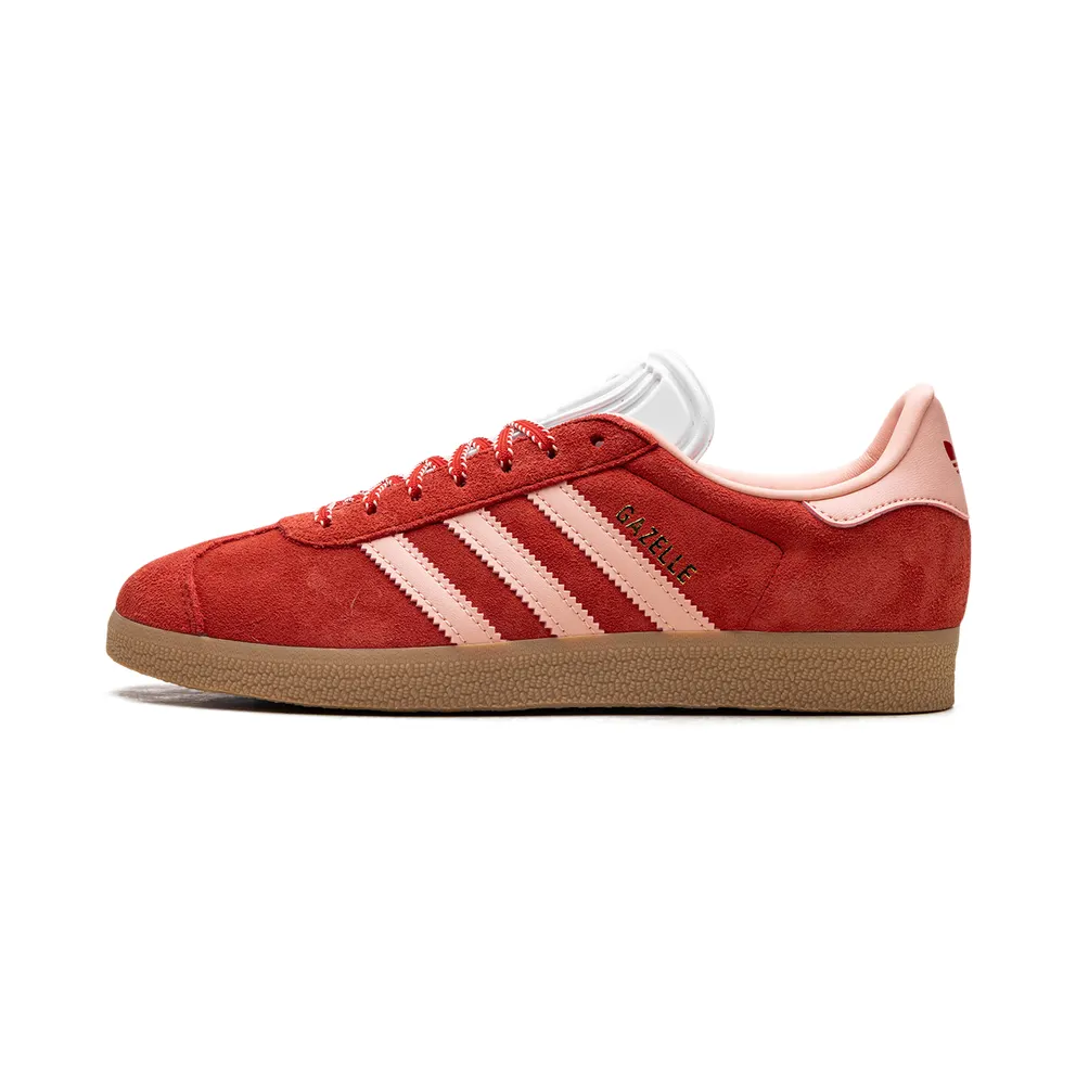 Adidas Gazelle sneakers Better Scarlet / Glow Pink / Gold Metallic (JH7217)
