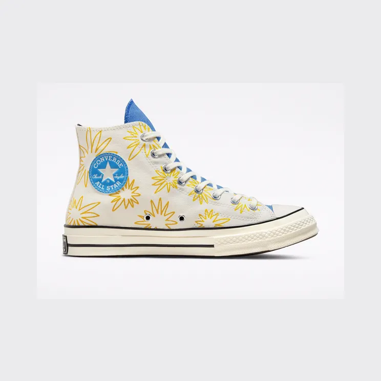 Converse Chuck 70 Sunny Floral Egret/university Blue/amarillo (172863C)