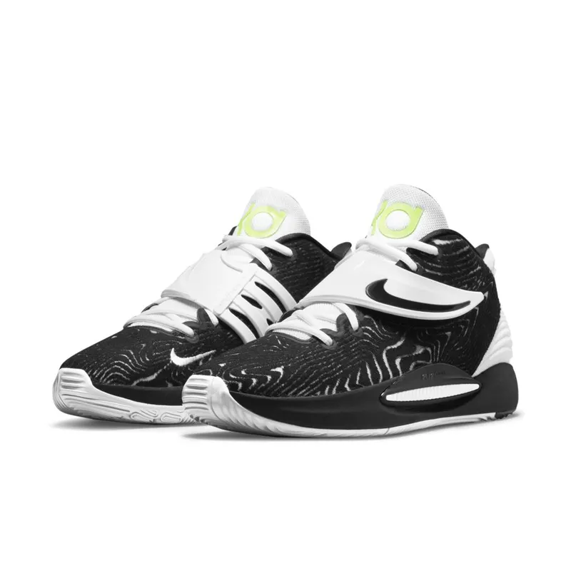 Nike KD 14 TB Black White Volt (DA7850-001)