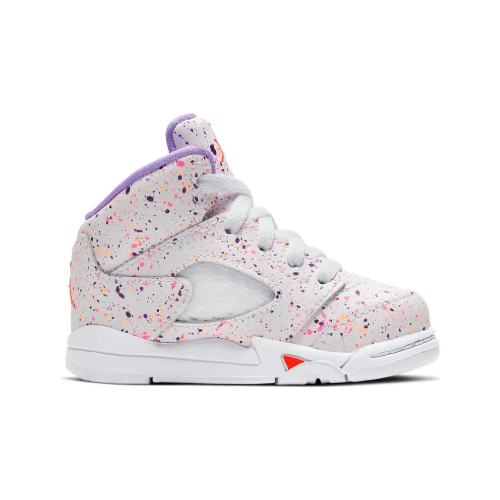 Jordan 5 Retro Easter (2020) (TD) White/Laser Crimson-Voltage Purple (CT1700-100)