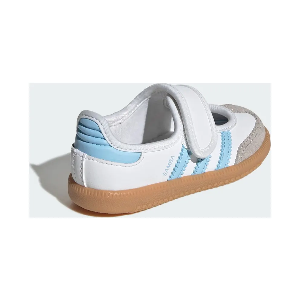 Adidas SAMBA JANE Shoes Cloud White / Clear Sky / Gum (JQ9322)