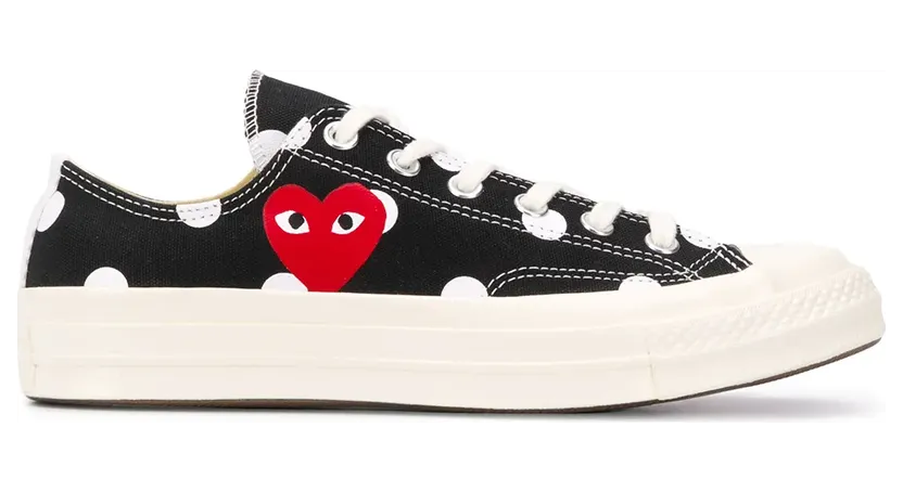 Comme Des Garçons Play x Converse Chuck Taylor 70 Sneakers mit Polka Dots – Weiß (AZK114001)