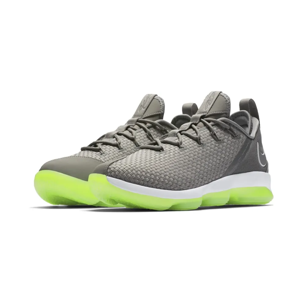 Nike LeBron 14 Low Dunkman Dust/Reflect Silver-Electric Green (878636-005)