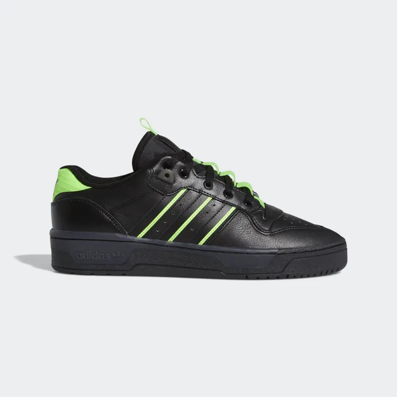 adidas Rivalry Low Core Black Solar Green Core Black/Core Black/Solar Green (EE4962)