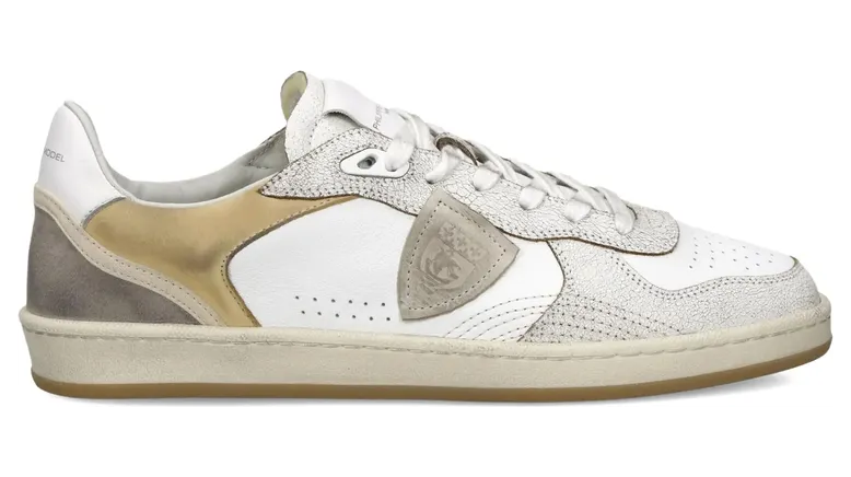 Philippe Model Leather Panel “White/Grey” (PGLU VC01)