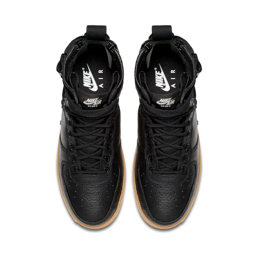 Nike SF Air Force 1 Mid Black Gum (W) Black/Black-Gum Light Brown (AA3966-002)