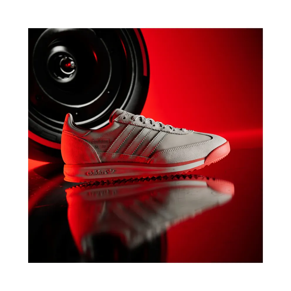 Adidas SL 72 RS AUDI REVOLUT F1 TEAM Shoes Chalk Pearl / Chalk Pearl / Hi-Res Red (KJ1204)