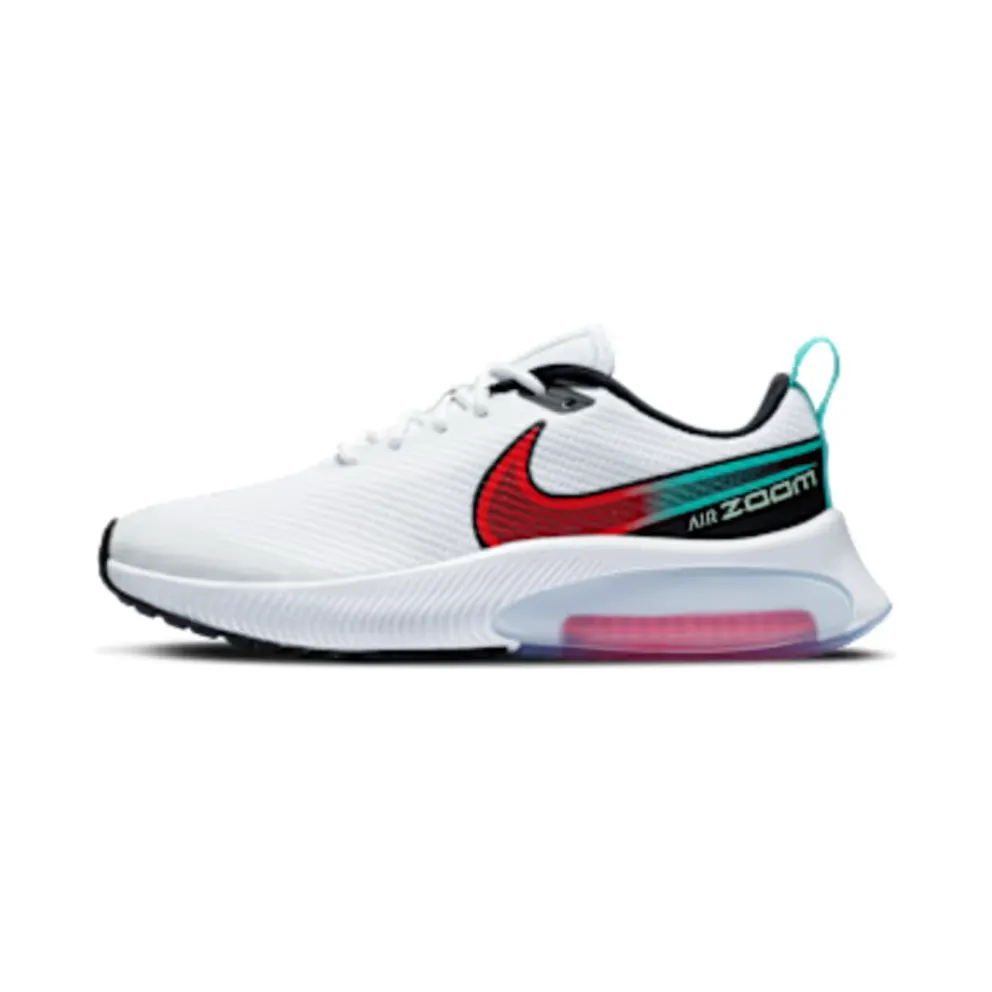 Nike Air Zoom Arcadia GS ‘Ombre Swoosh’ “White / Hyper Jade / Black / Flash Crimson” (DA1242-101)