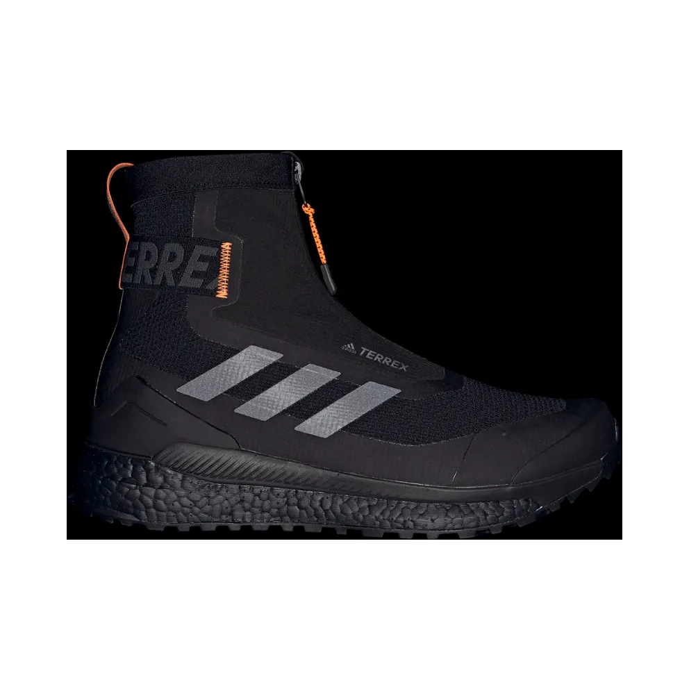adidas Terrex Free Hiker COLD.RDY Mountaineering Boots Core Black / Core Black / Orange (FU7217)
