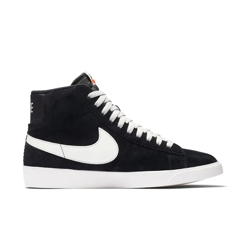 Nike Blazer Mid Vintage Suede Black (W) Black/Sail-Sail (AV9376-001)