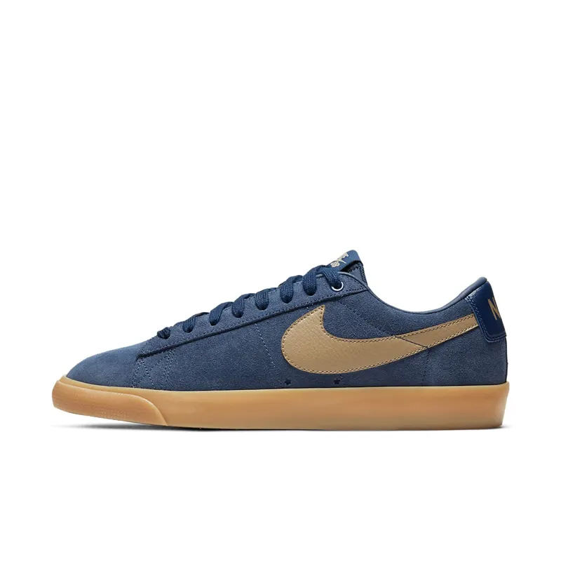 Nike SB Blazer Low GT Navy Gum Midnight Navy/Gum Light Brown-Khaki (704939-403)