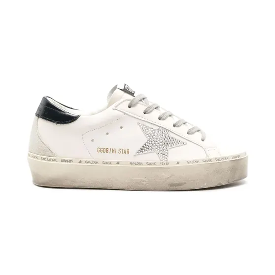 Golden Goose Hi Star leren “White” (GWF00119F005118)