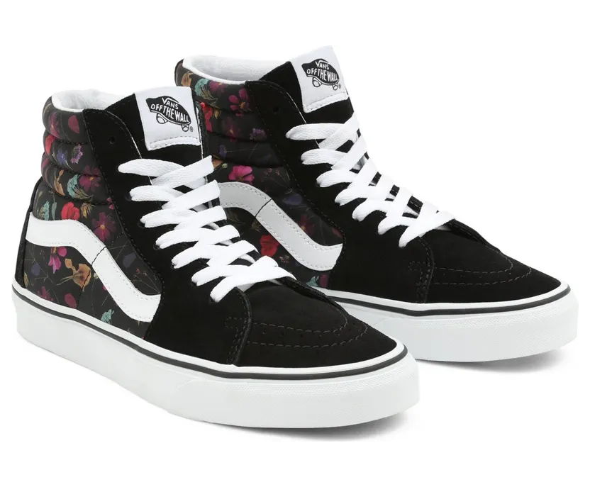 VANS Pressed Floral Sk8-hi Schoenen Zwart (VN0A5JMJ8N8)