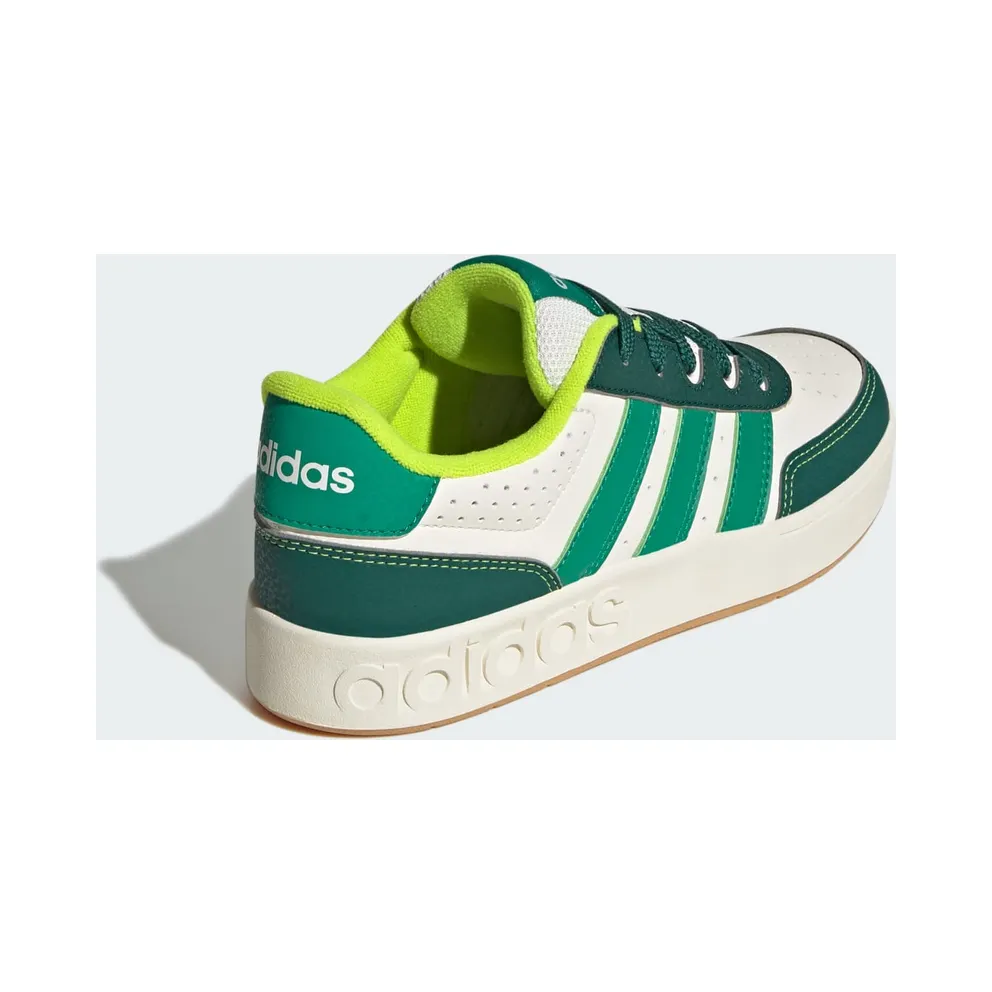 adidas Breakbase Shoes Kids “Off White / Collegiate Green / Court Green” (JP9930)
