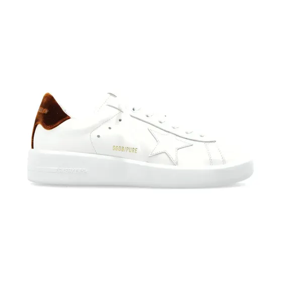 Golden Goose Purestar leren met applicatie “White” (GWF00197F008070)