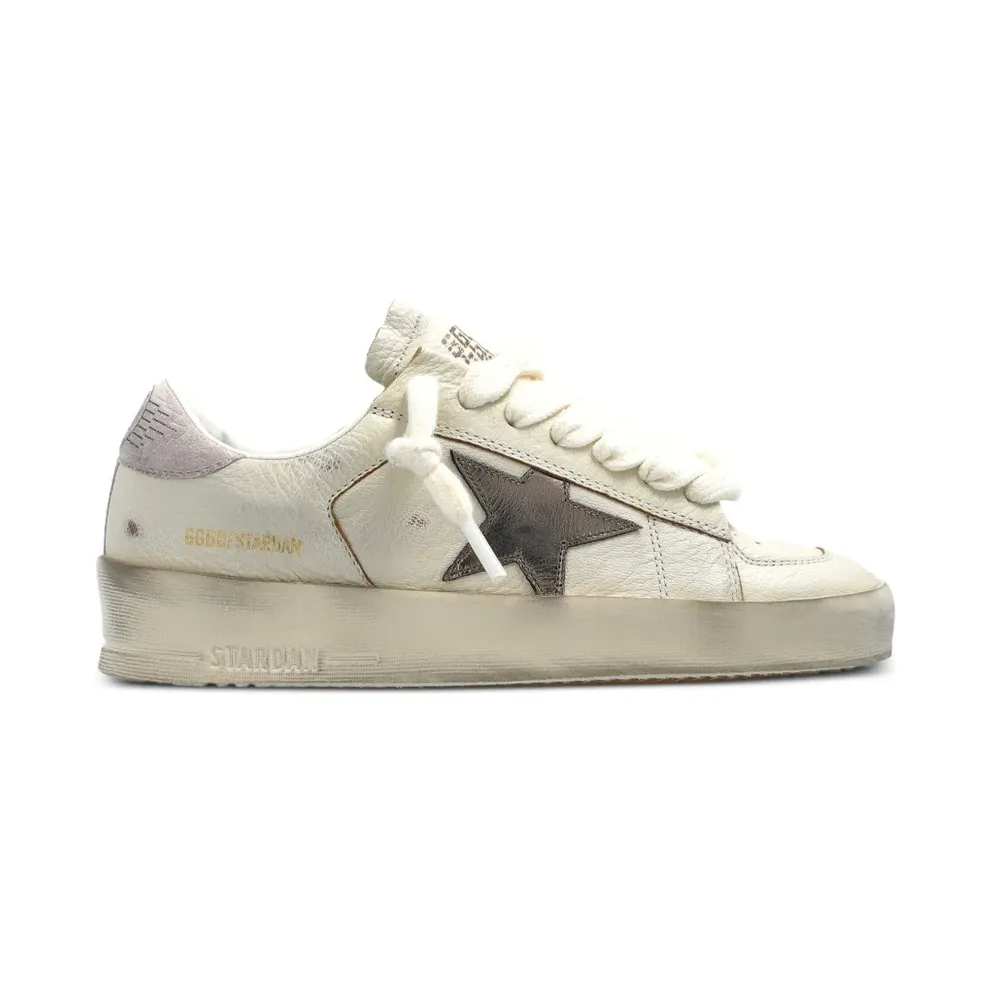 Golden Goose Stardan nappa leren sneakers – Beige (GWF00128F007276)