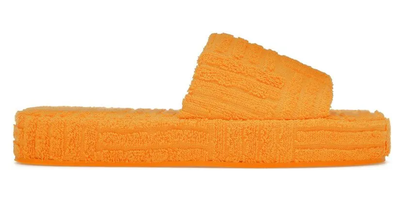 Bottega Veneta Resort Sponge Slide Tangerine (660245V0VW07960)