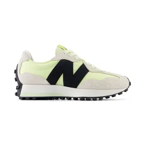 New Balance 327 White Black Grey Yellow (WS327WG)