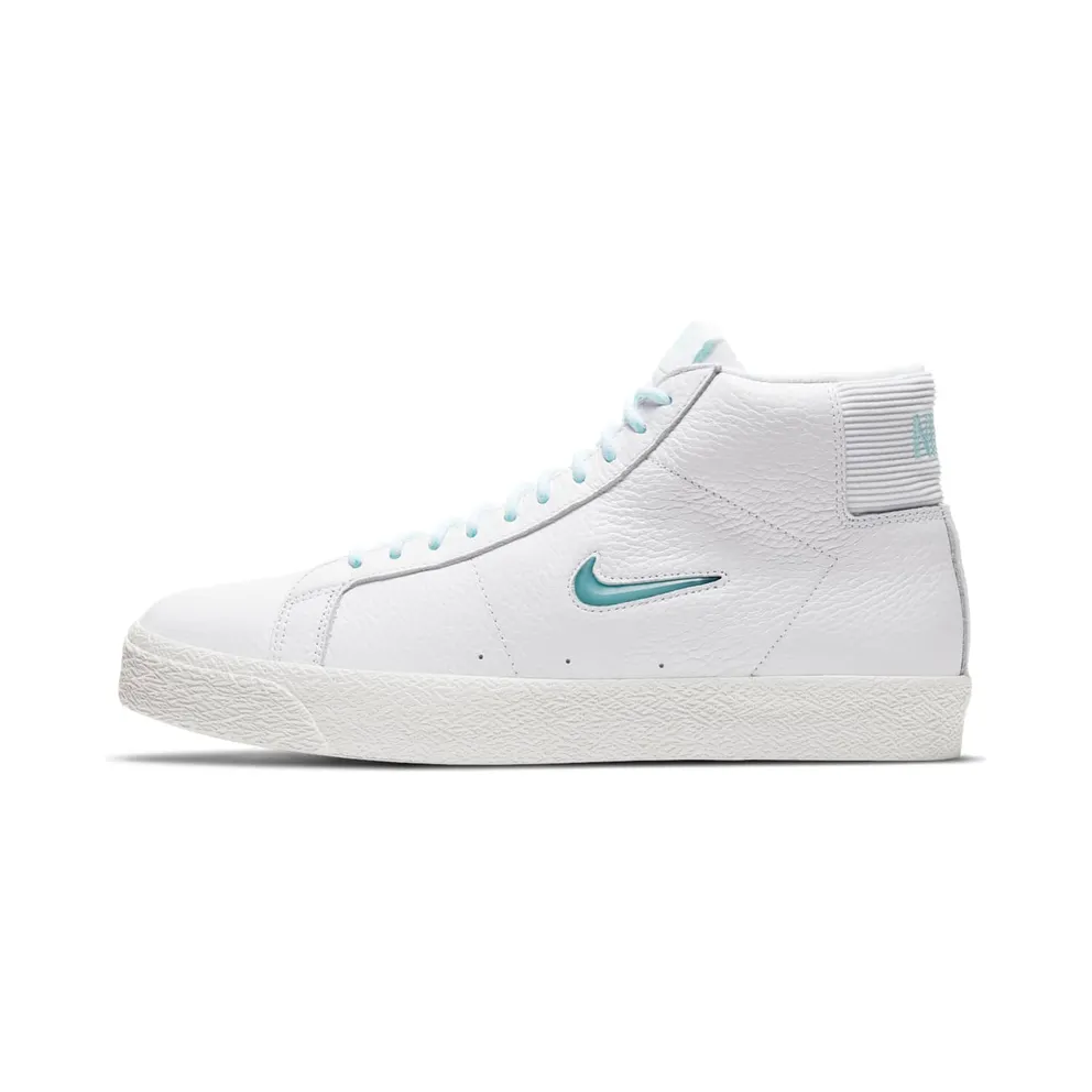 Nike SB Zoom Blazer Mid Premium Skateboardschuh – Weiß Weiß (CU5283-100)